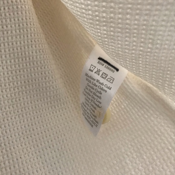 Everlane XXS Black Grey Canvas Waffle Henley Trio - Picture 9 of 10